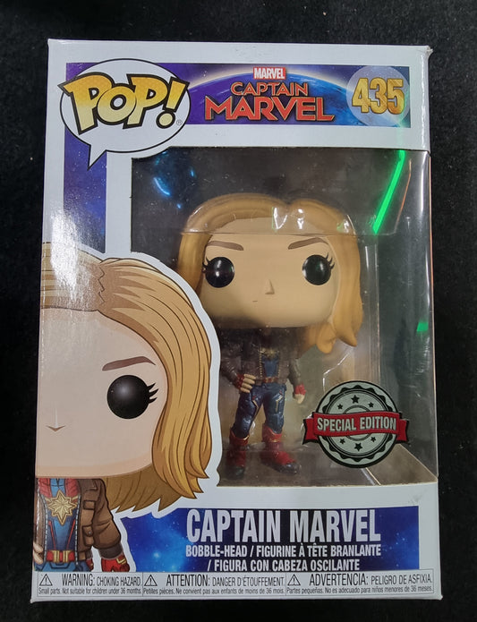 FUNKO POP MARVEL CAPTAIN MARVEL SPECIAL EDITION #435