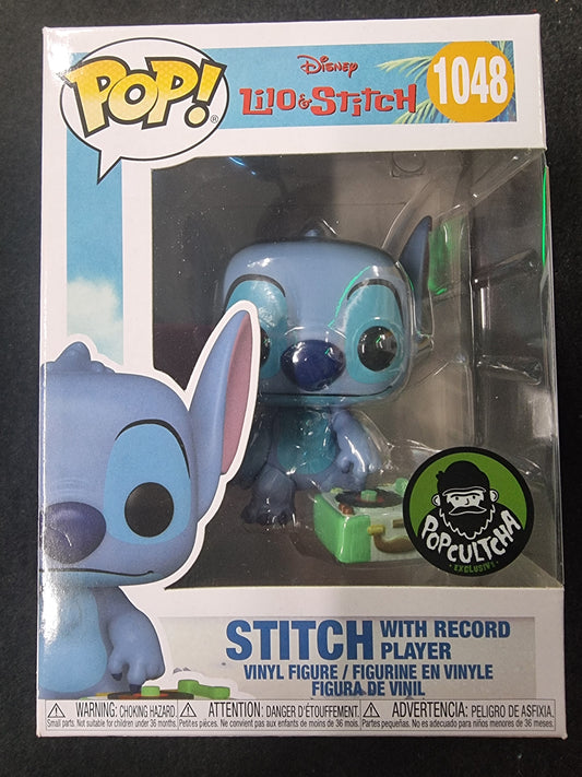 FUNKO POP LILO & STITCH - STITCH WITH RECORD PLAYER #1048