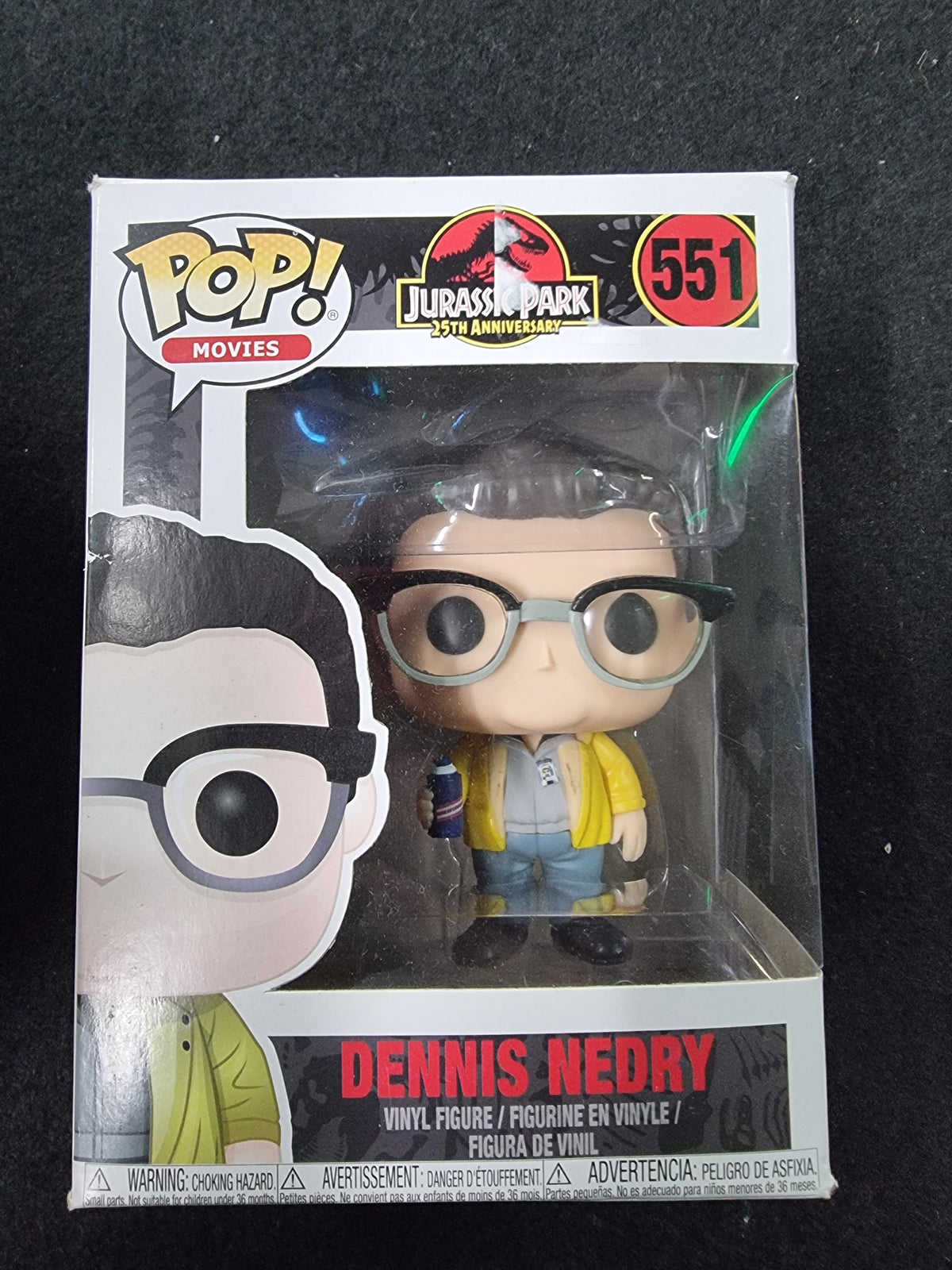 FUNKO POP JURASSIC PARK 25TH ANNIVERSARY DENNIS NEDRY #551