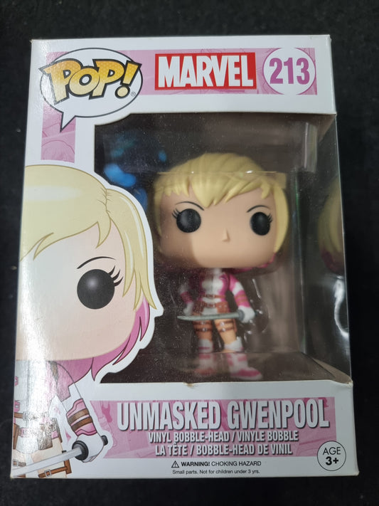 FUNKO POP MARVEL UNMASKEED GWENPOOL #213