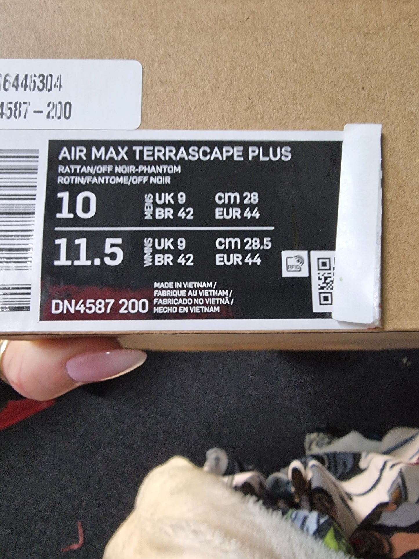 NIKE AIR MAX TERRASCAPE PLUS RATTAN/PHANTOM /OFF-NOIR