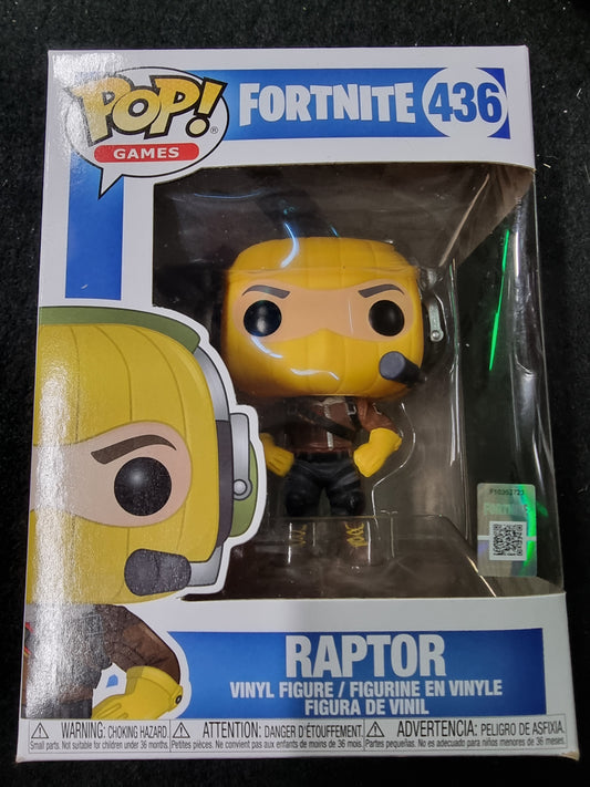 FUNKO POP FORTNITE RAPTOR #436