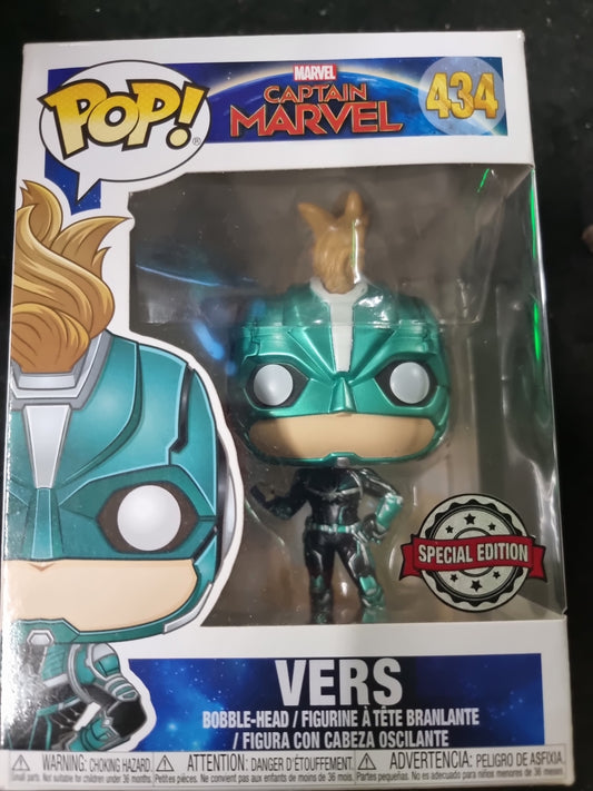 FUNKO POP CAPTAIN MARVEL VERS SPECIAL EDITION #434