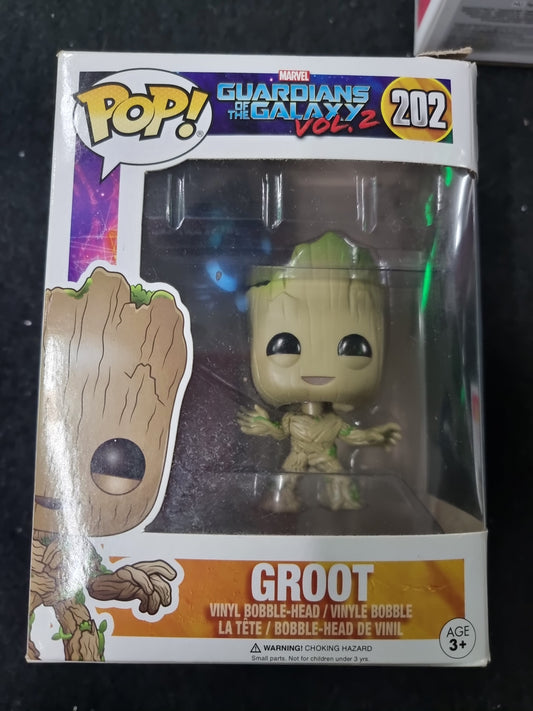 FUNKO POP GUARDIANS OF THE GALAXY GROOT #202