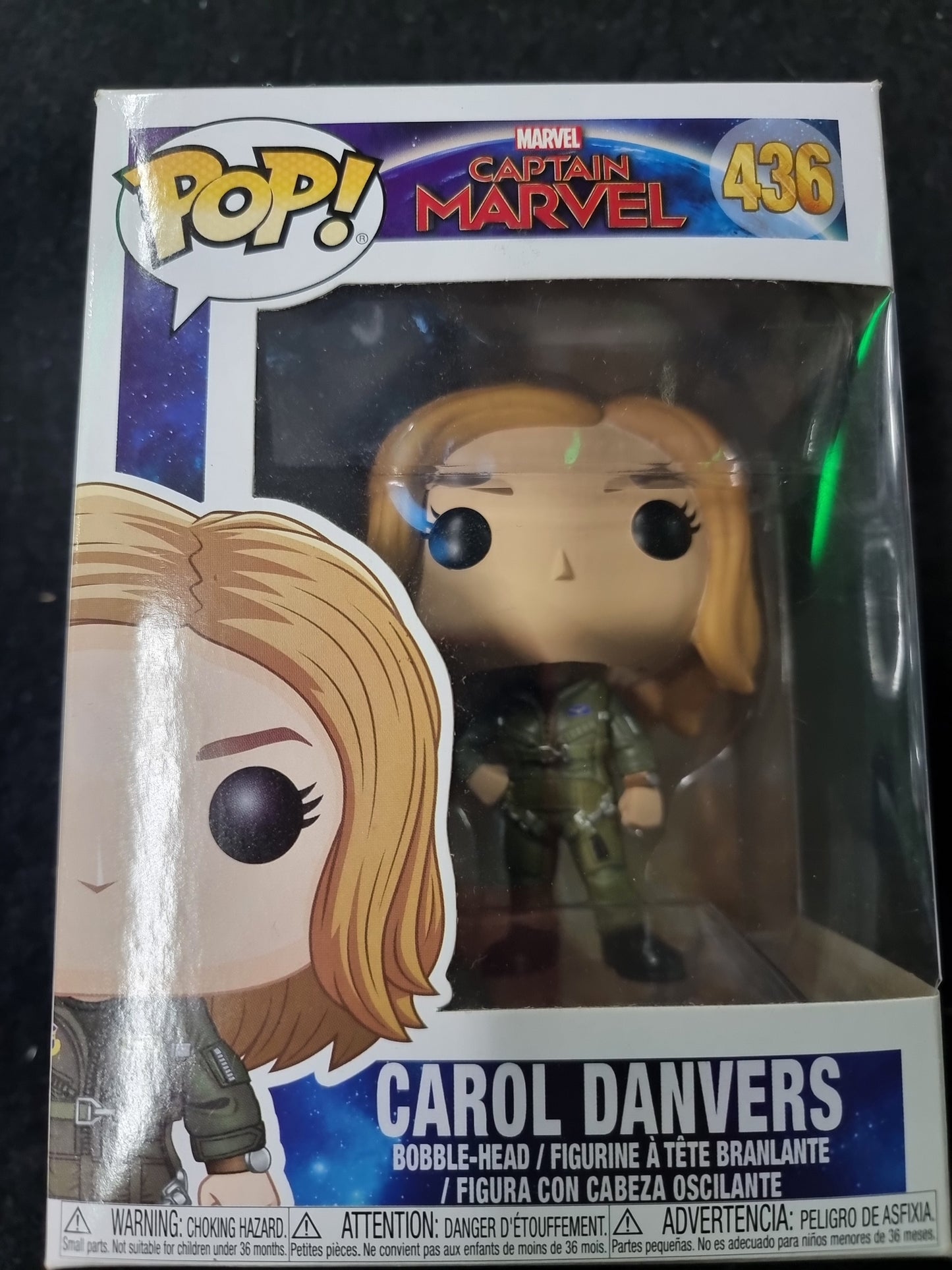 FUNKO POP MARVEL CAPTAIN MARVEL CAROL DANVERS #436