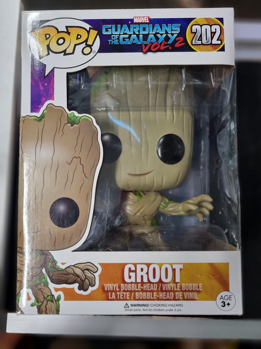 FUNKO POP GUARIDAN OF THE GALAXY GROOT #202