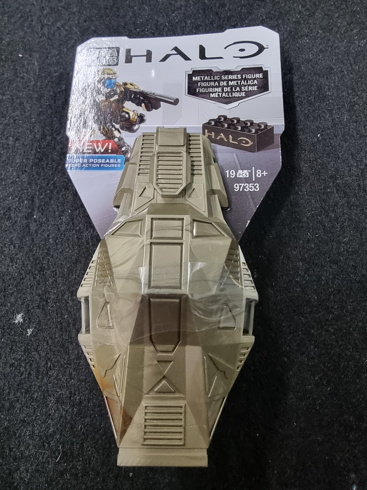 HALO MEGA BLOKS METALIC SEIES FIGURE