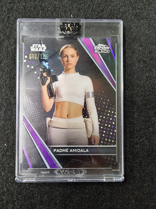 Star Wars Topps Chrome Padme Amidala #44 PURPLE 049/125
