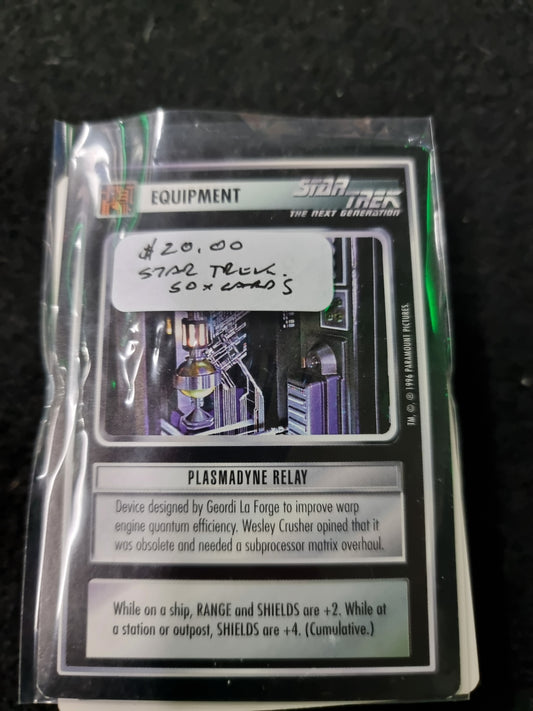 STAR TREK TRADING CARD X50