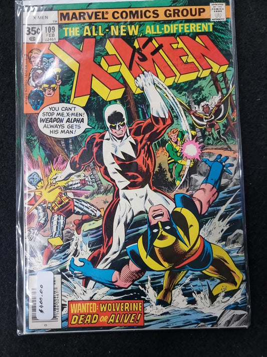 Marvel Comics X-Men #109 1979 Wolverine Weapon Alpha