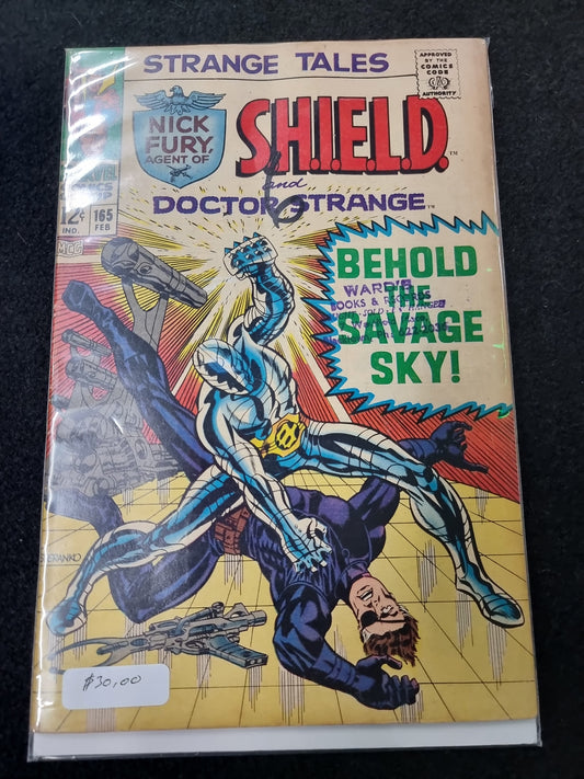 Strange Tales #165 Nick Fury Agent S.H.I.E.L.D. Dr Strange Steranko