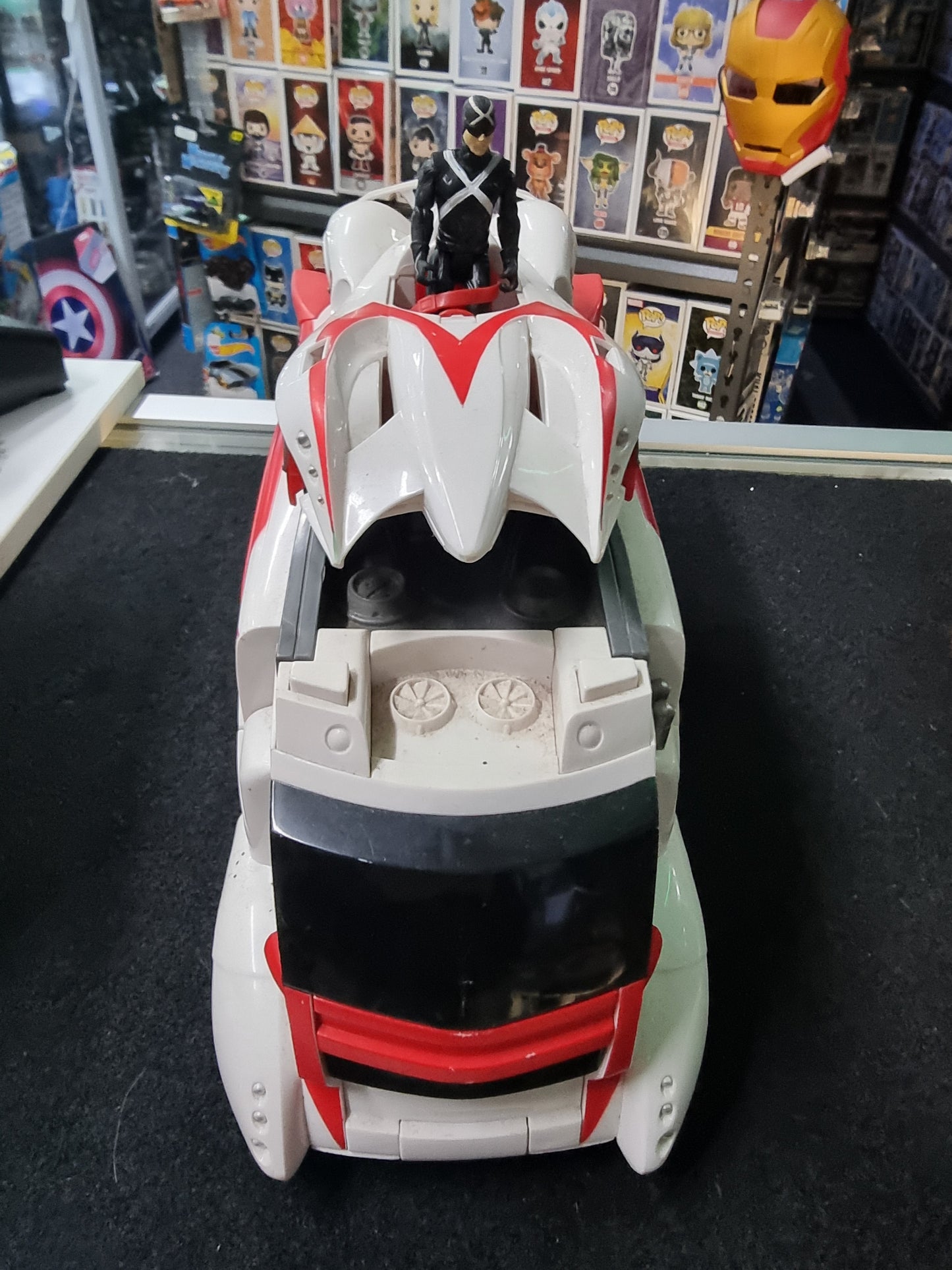 Speed Racer Racer Motors Truck M 4210 Transporter W/ Mach 5 Action Toy