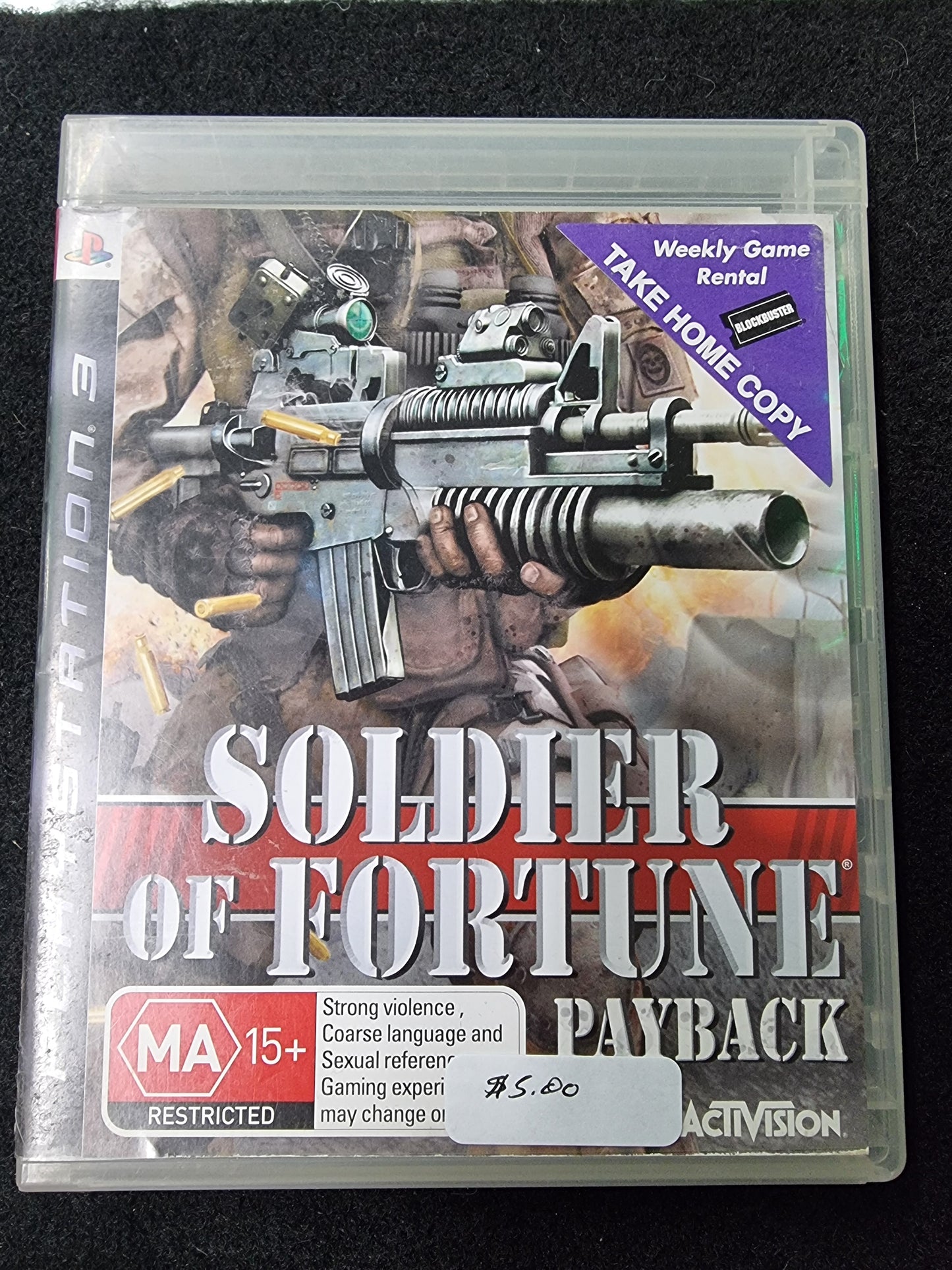 PS3 SOLDIER OF FORTUNE PAYBACK