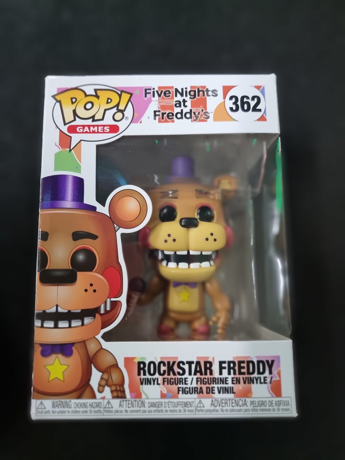 FUNKO POP FIVE NIGHTS AT FREDDY'S ROCKSTAR FREDDY #362