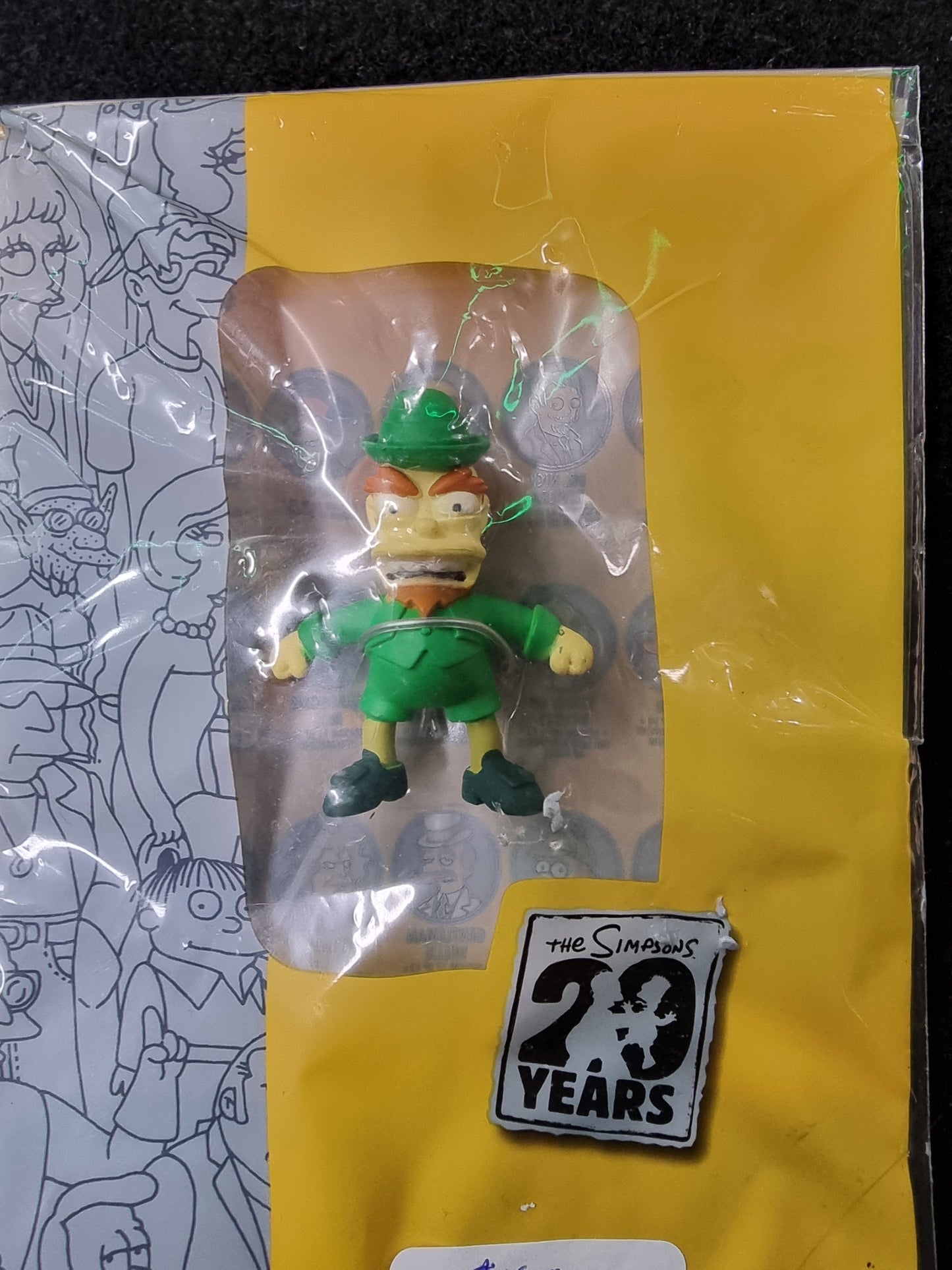 Simpsons 20th Anniversary Figure Leprechaun 2009 WITH TAG Figurine