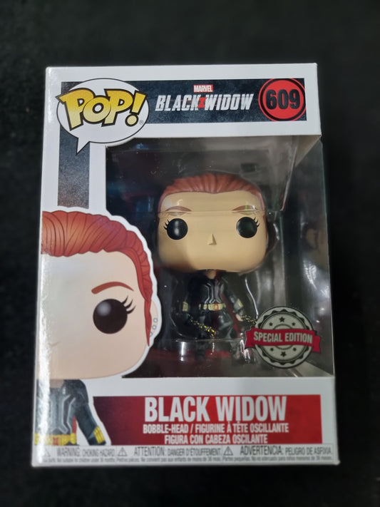 FUNKO POP MARVEL BLACK WIDOW SPECIAL EDITION #609