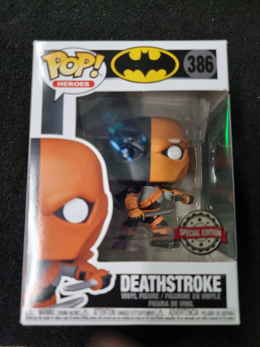 FUNKO POP BATMAN DEATHSTROKE SPECIAL EDITION #386