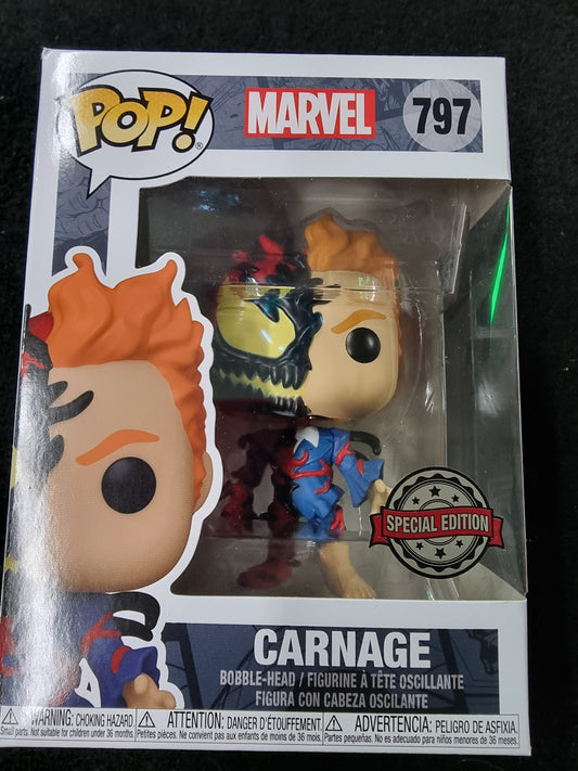FUNKO POP MARVEL CARNAGE SPECIAL EDITION #797