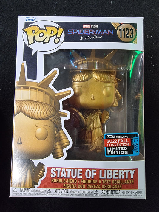 FUNKO POP MARVEL STUDIOS SPIDER-MAN NO WAY HOME STAUE OF LIBERTY LIMITED EDITION #1123