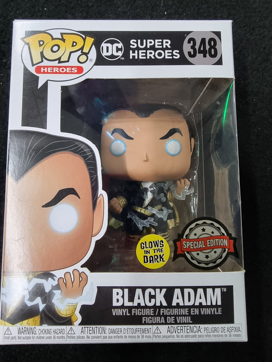 FUNKO POP DC SUPERHEROES BLACK ADAM SPECIAL EDITION #348