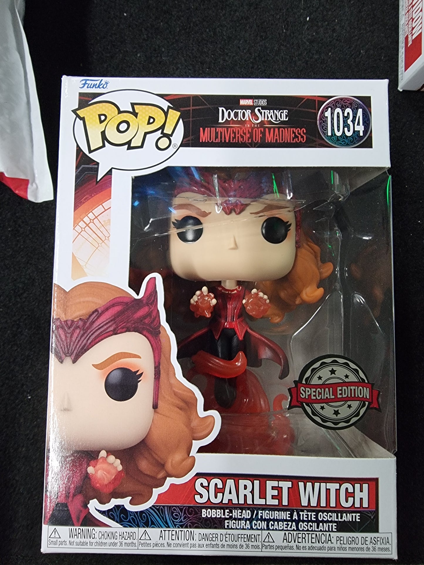 FUNKO POP MARVEL STUDIOS DOCTOR STRANGE SCARLET WITCH #1034 SPECIAL EDITION