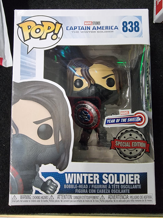 FUNKO POP MARVEL STUDIOS CAPTAIN AMERICA WINTER SOLDIER SPECIAL EDITION #838
