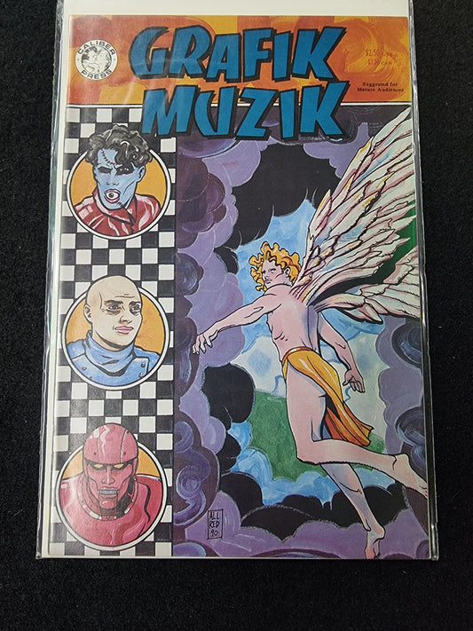 GRAFIK MUZIK #2 Mike Allred 2nd Madman, Caliber Press Comics 1991