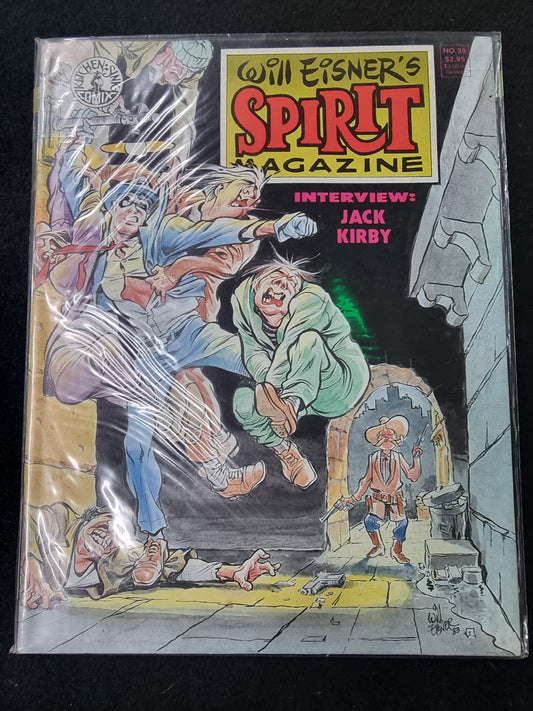 Spirit Magazine 39 VF- Will Eisner JACK KIRBY interview! 1983 Kitchen Sink S061