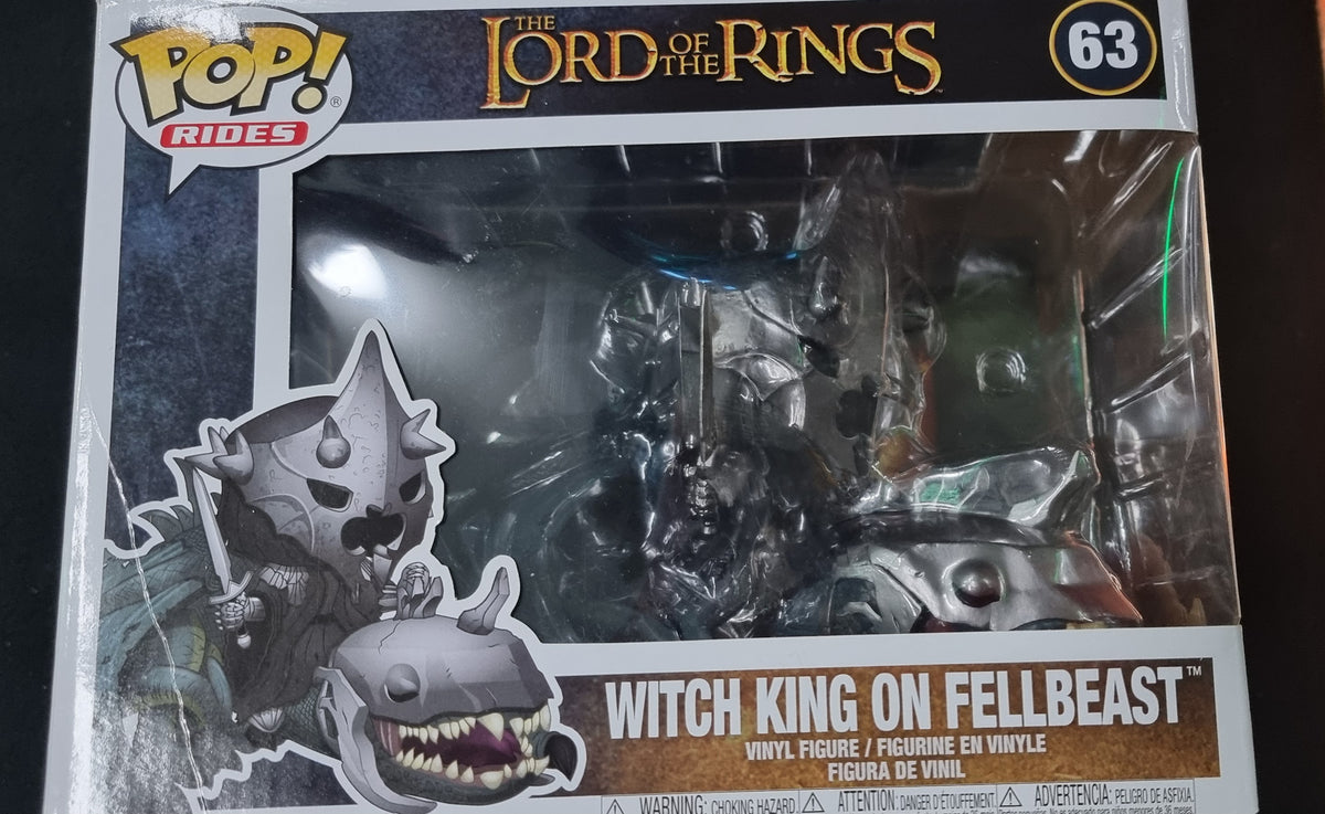 FUNKO POP LORD OF THE RINGS WITCH KING ON FELLBEAST #63