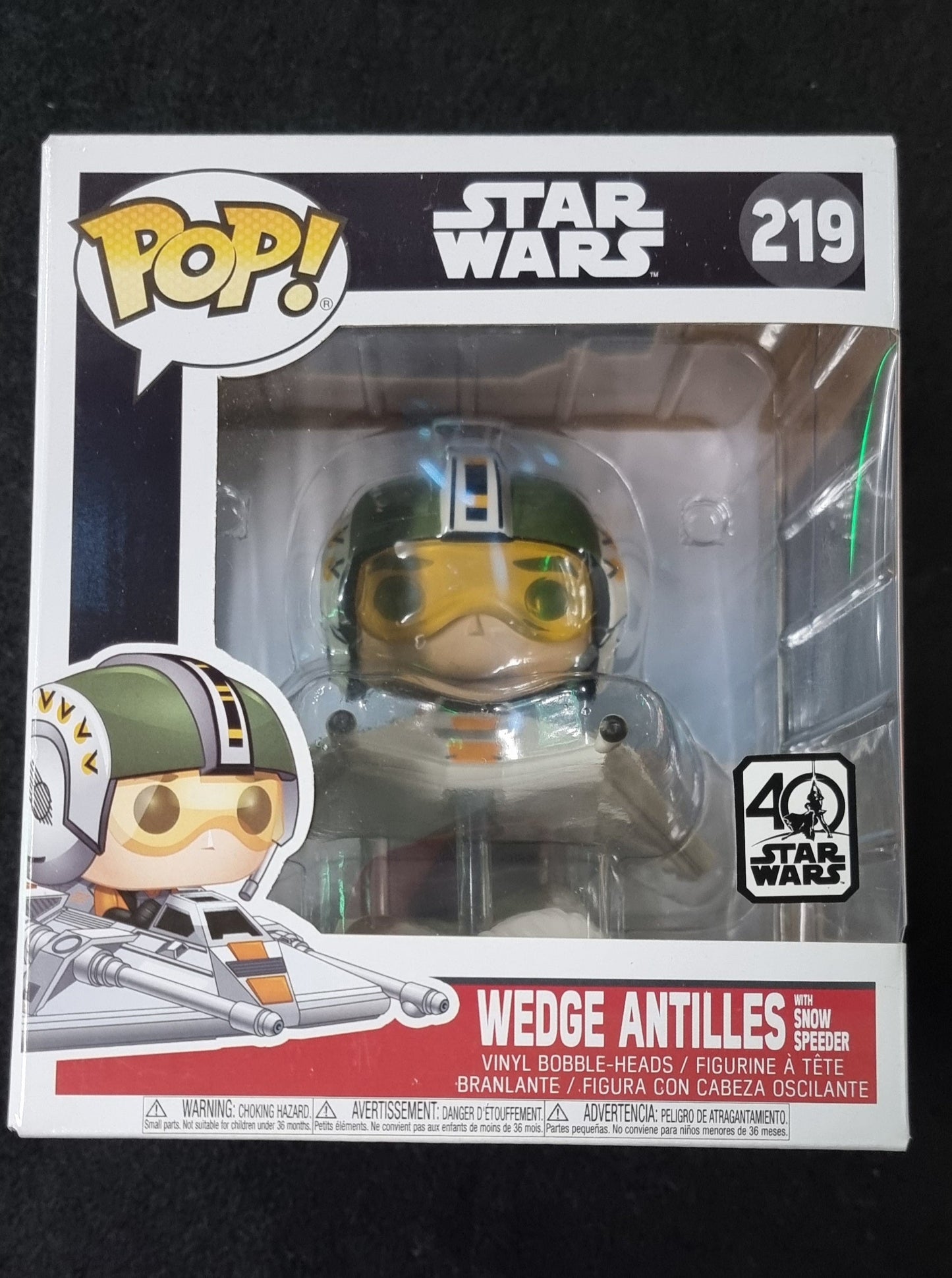 FUNKO POP STAR WARS WEDGE ANTILLES WITH SNOW SPEEDER #219 Captain Comics and Collectables Pty Ltd