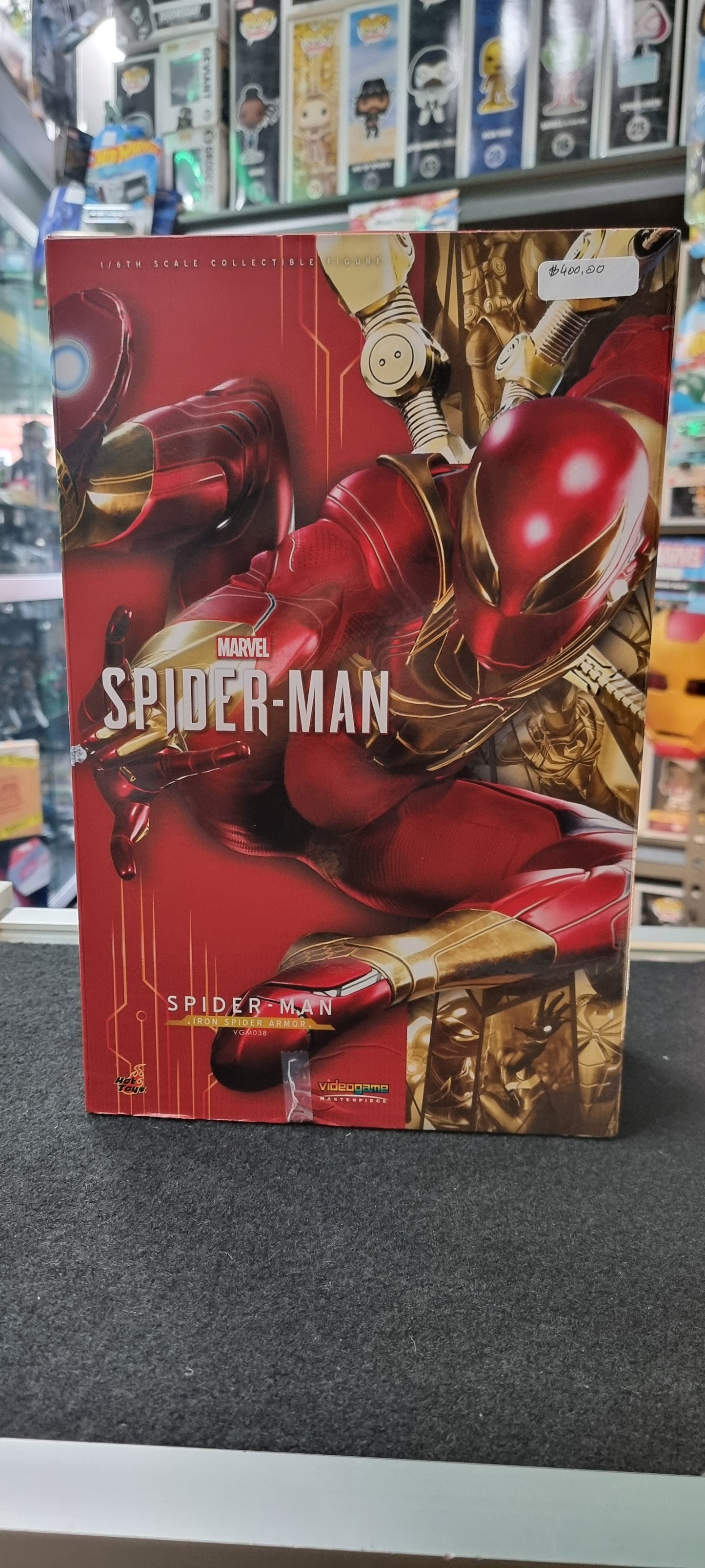 HOT TOYS SPIDER-MAN 1/6 SCALE FIGURE IRON SPIDER ARMOR