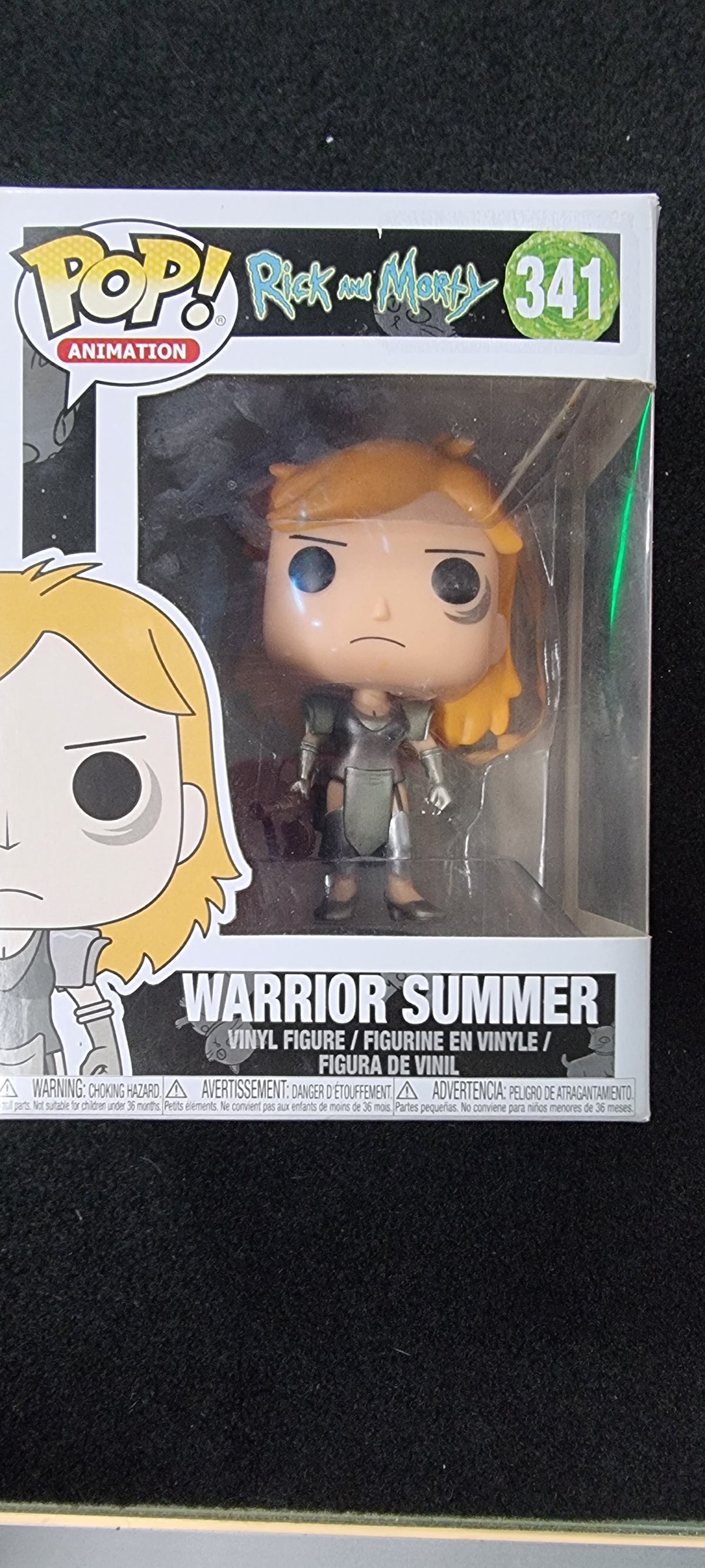 FUNKO POP RICK AND MORTY WARRIOR SUMMER #341