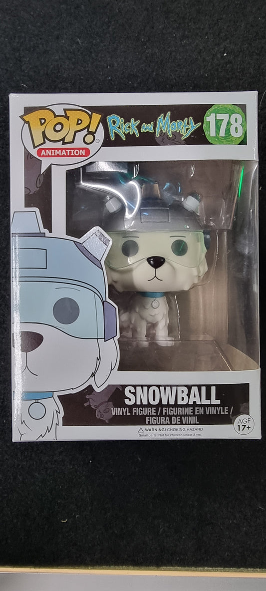 FUNKO POP RICK AND MORTY SNOWBALL #178