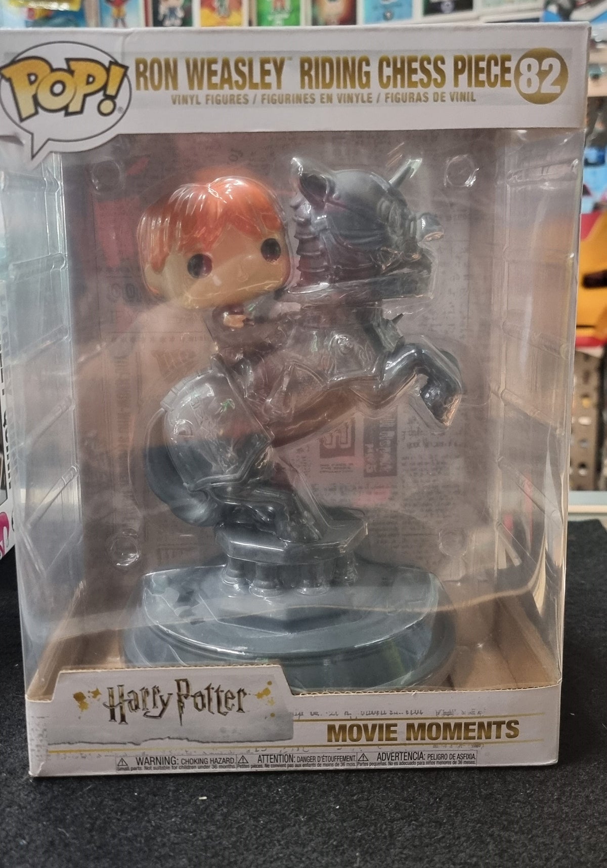 FUNKO POP MOVIE MOMENTS RON WEASLEY RIDING CHESS PIECE #82