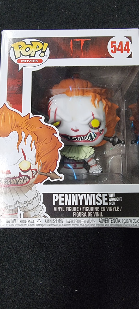 FUNKO POP PENNYWISE WITH WROUGHT IRON #544