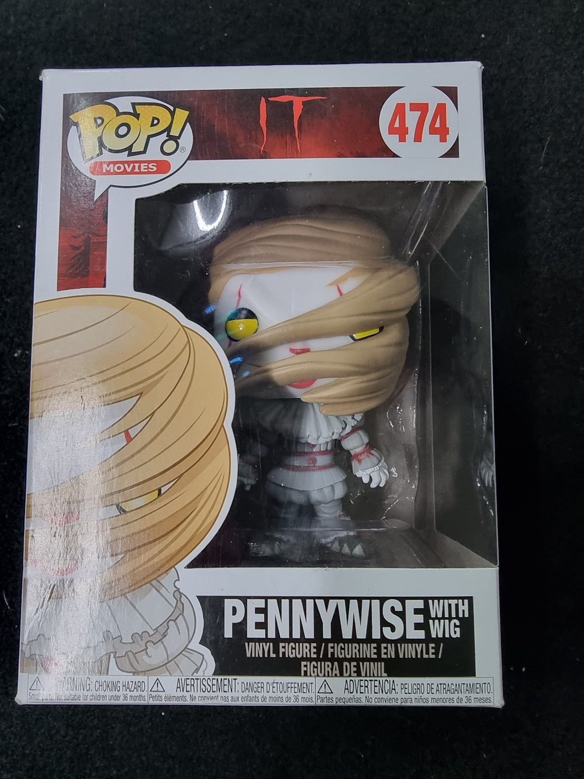 FUNKO POP IT PENNYWISE WITH WIG #474