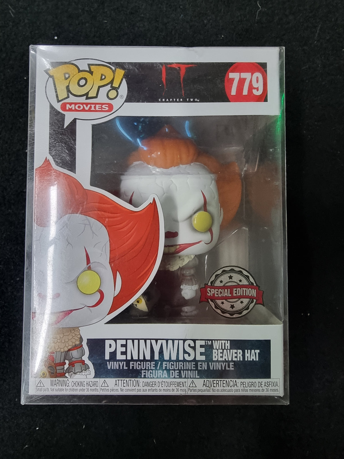 FUNKO POP IT PENNYWISE WITH BEAVER HAT SPECIAL # 779