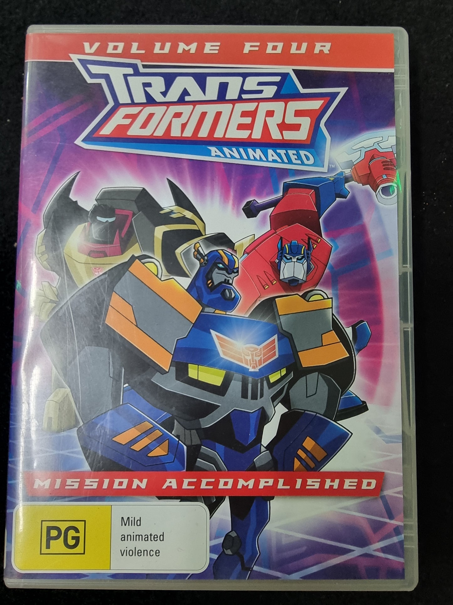 TRANSFORMERS ANIMATED VOLUME FOUR MISSION ACCOMPLISHED DVD
