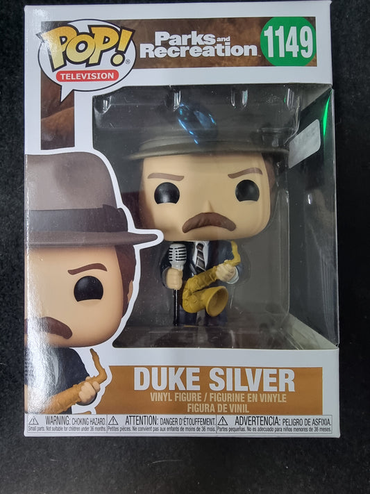 FUNKO POP PARKS AND RECREATION DUKE  SILVER #1149