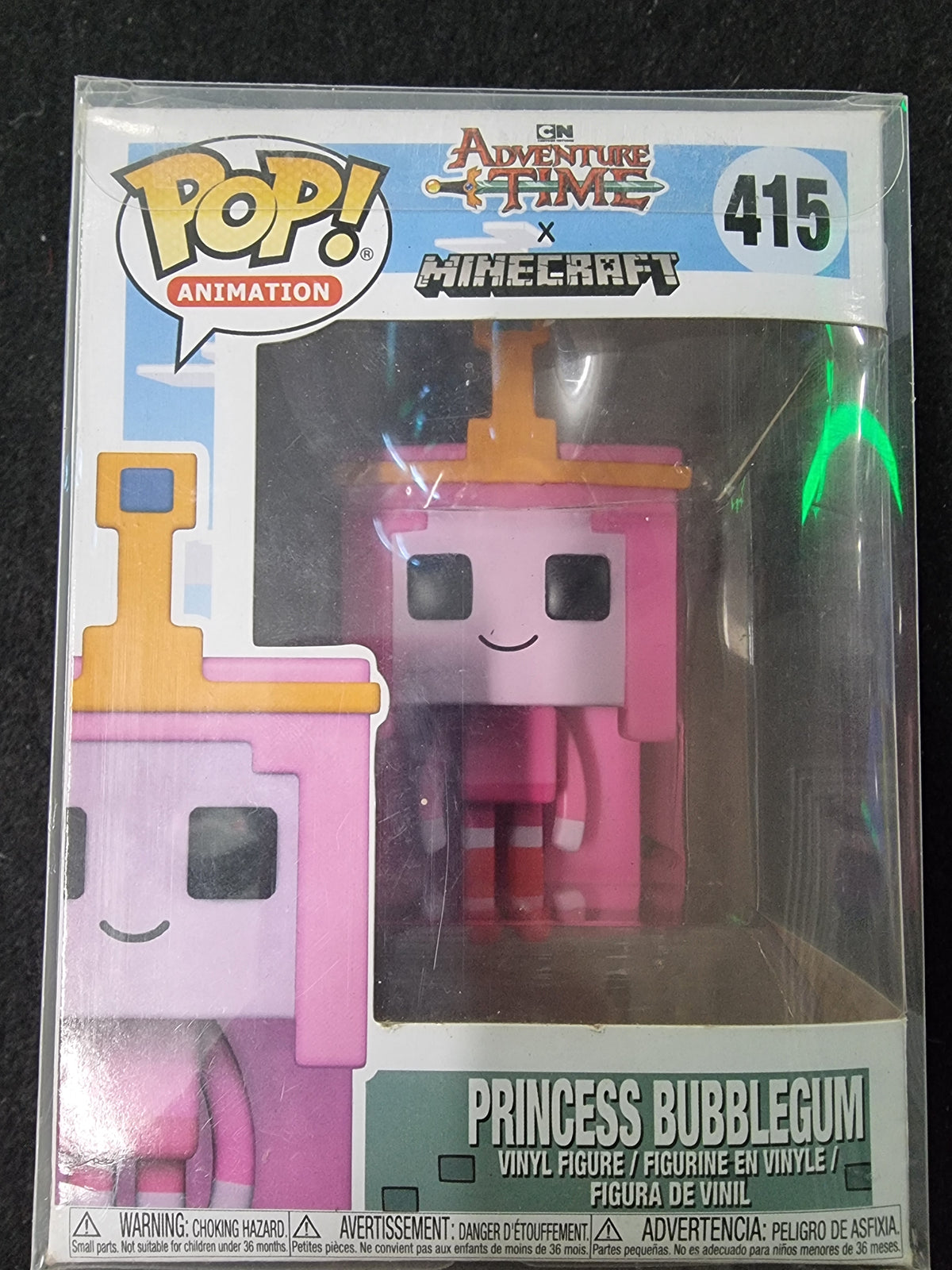 FUNKO POP ADVENTURE TIME X MINECRAFT PRINCESS BUBBLEGUM #415