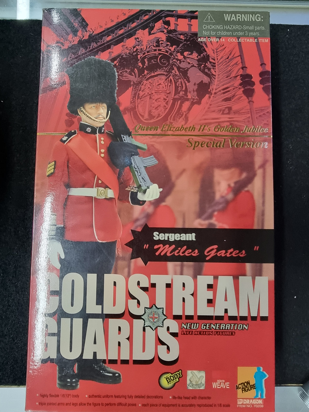 Dragon Coldstream Guards Sergeant Miles Gates 12” Action Figure 2002 70209