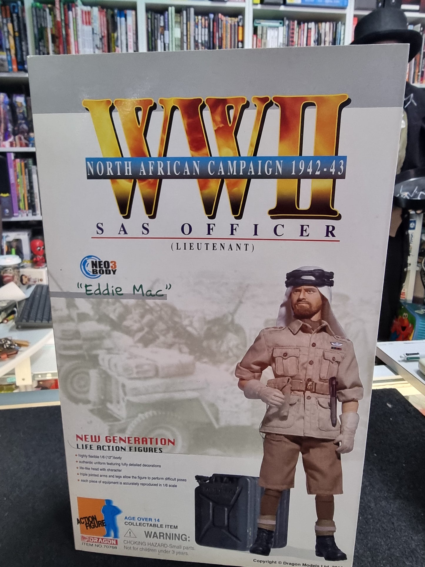 WWII SAS OFFICER LIEUTENANT EDDIE MAC 12" FIGURE