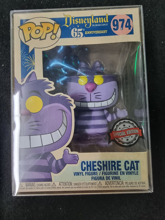 FUNKO POP DISNEYLAND RESORT 65 ANNIVERSARY CHESHIRE CAT #974 SPECIAL EDITION
