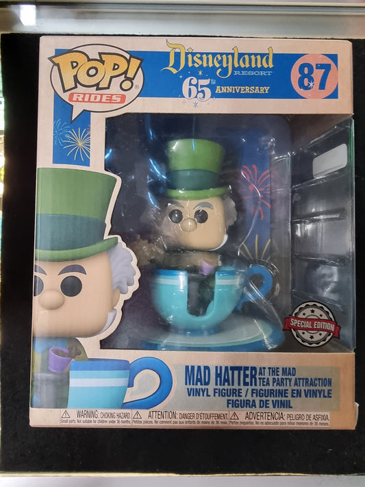 FUNKO DISNEYLAND RESORT 65TH ANNIVERSARY MAD HATTER AT THE MAD TEA PARTY #87 SPECIAL EDITION