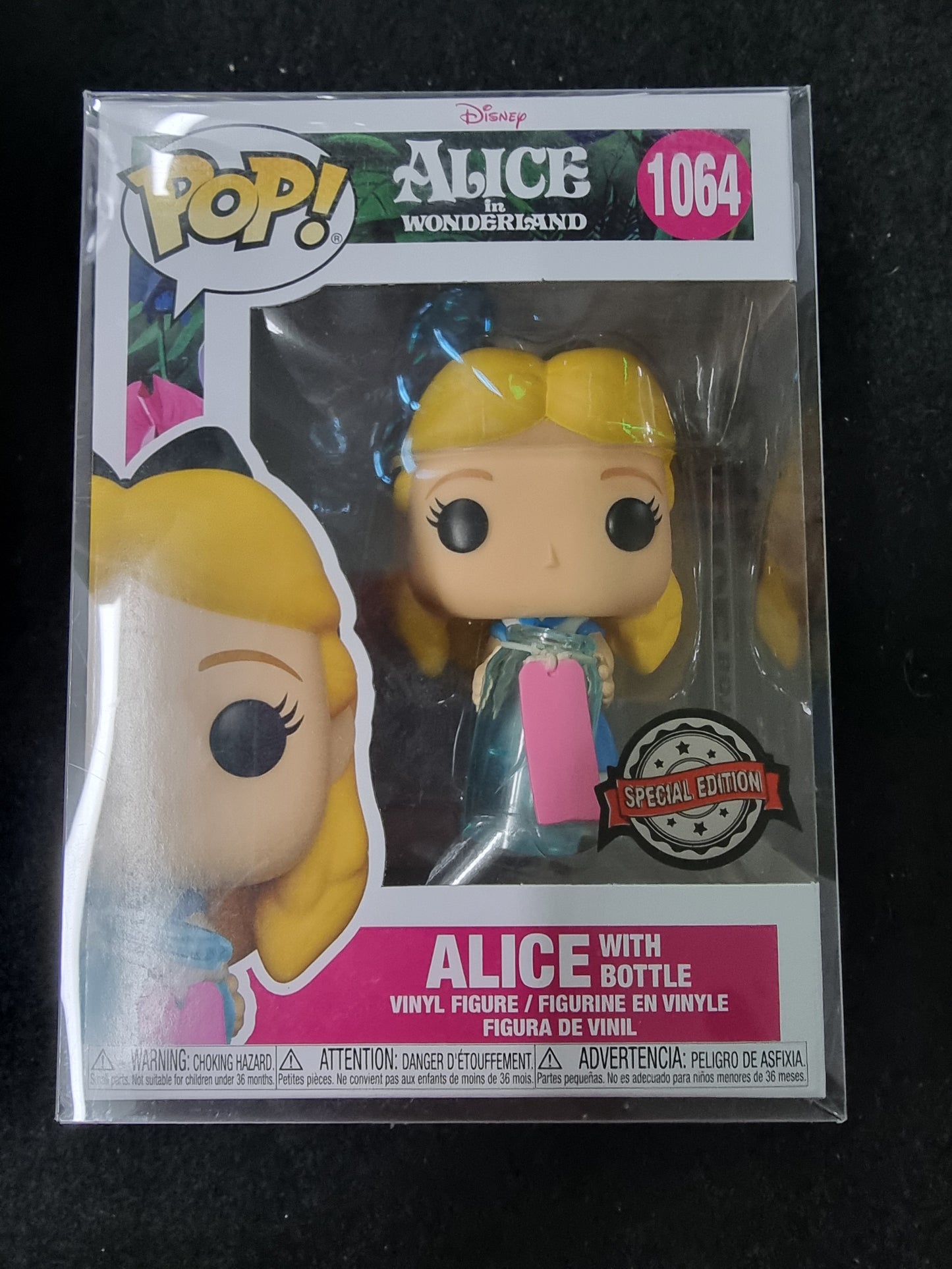 FUNKO POP DISNEY ALICE IN WONDERLAND ALICE WITH BOTTLE #1064 SPECIAL EDITION