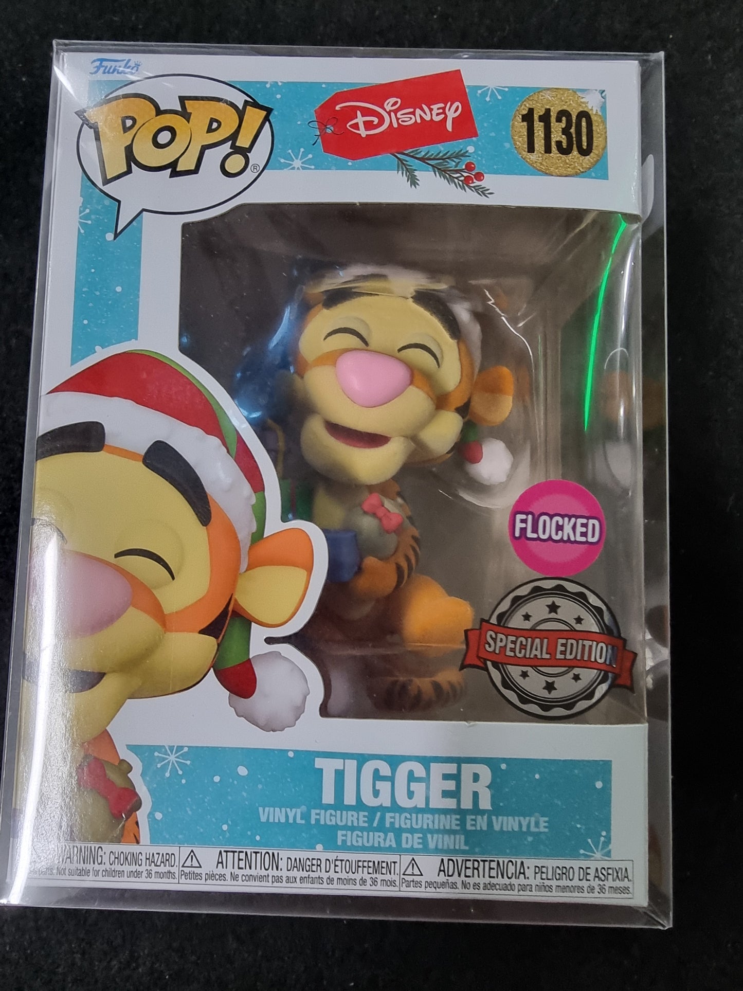 FUNKO POP DISNEY TIGGER FLOCKED SPECIAL EDITION #1130