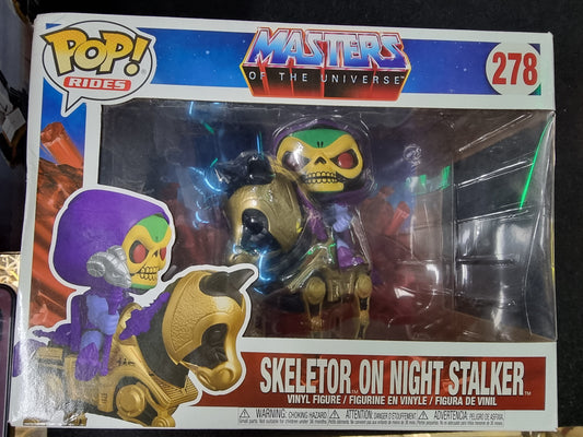 FUNKO POP MASTER OF THE UNIVERSE SKELETOR ON NIGHT STALKER #278