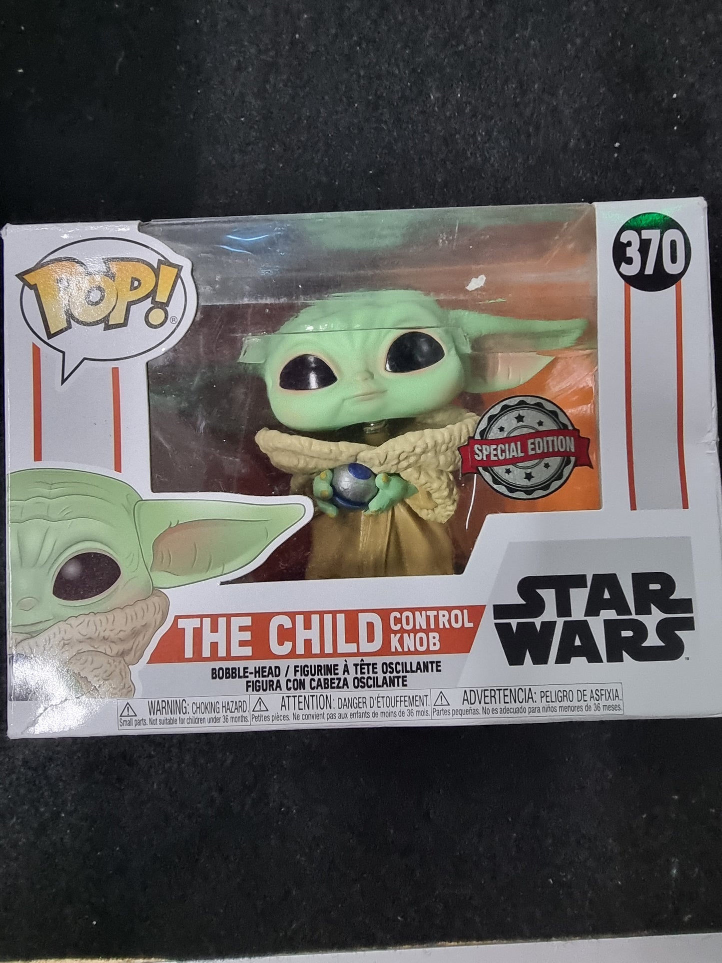 FUNKO POP STAR WARS THE CHILD CONTROL KNOB #370 SPECIAL EDITION