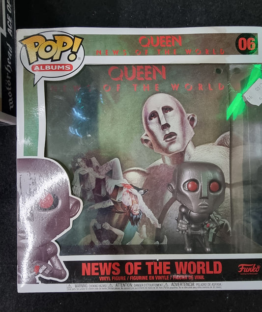 FUNKO POP ALBUMS QUEEN NEWS OF THE WORLD #06