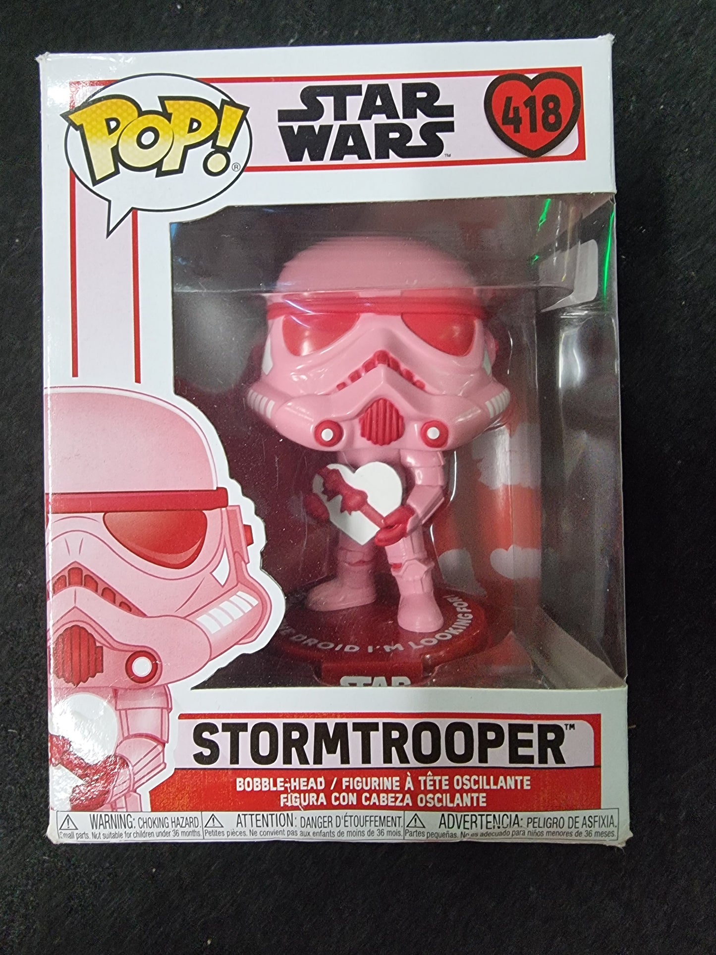 FUNKO POP STAR WARS STORMTROOPER #418